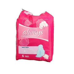 Always Pink 6 Pcs Pads: Gentle and Reliable Protection for Your Period - Elite Cosmetics