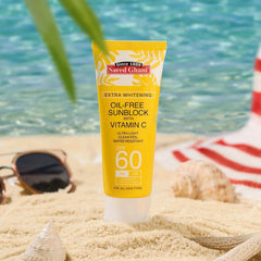 Saeed Ghani Sunblock SPF 60 with Vitamin C | Brightening & Anti-Aging Sun Protection - Elite Cosmetics