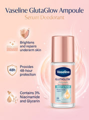 Vaseline GlutaGlow Ampoule Serum Deodorant - Bright & Repair