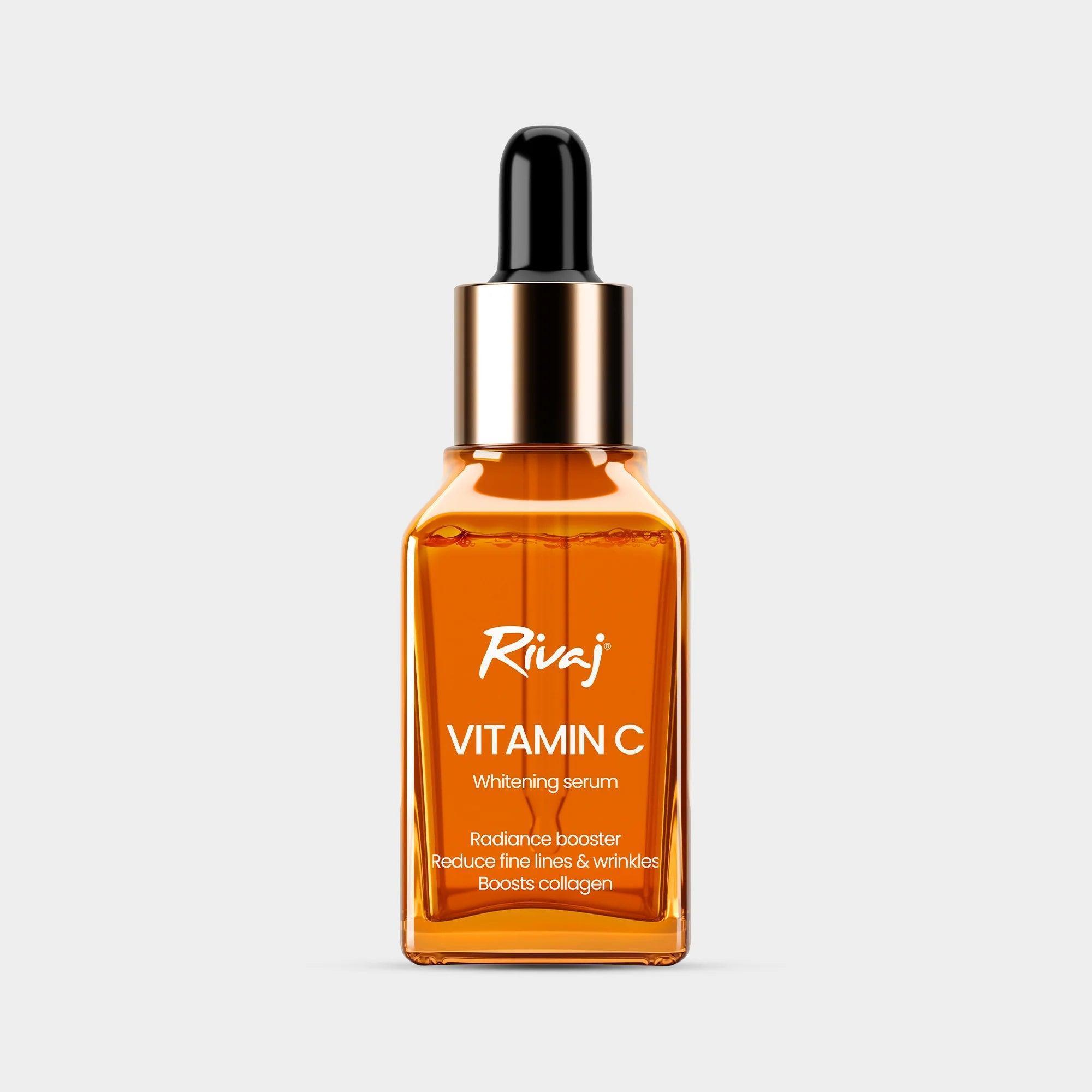 Rivaj Vitamin C Serum 30ml: Brighten, Hydrate & Revitalize Your Skin - Elite Cosmetics