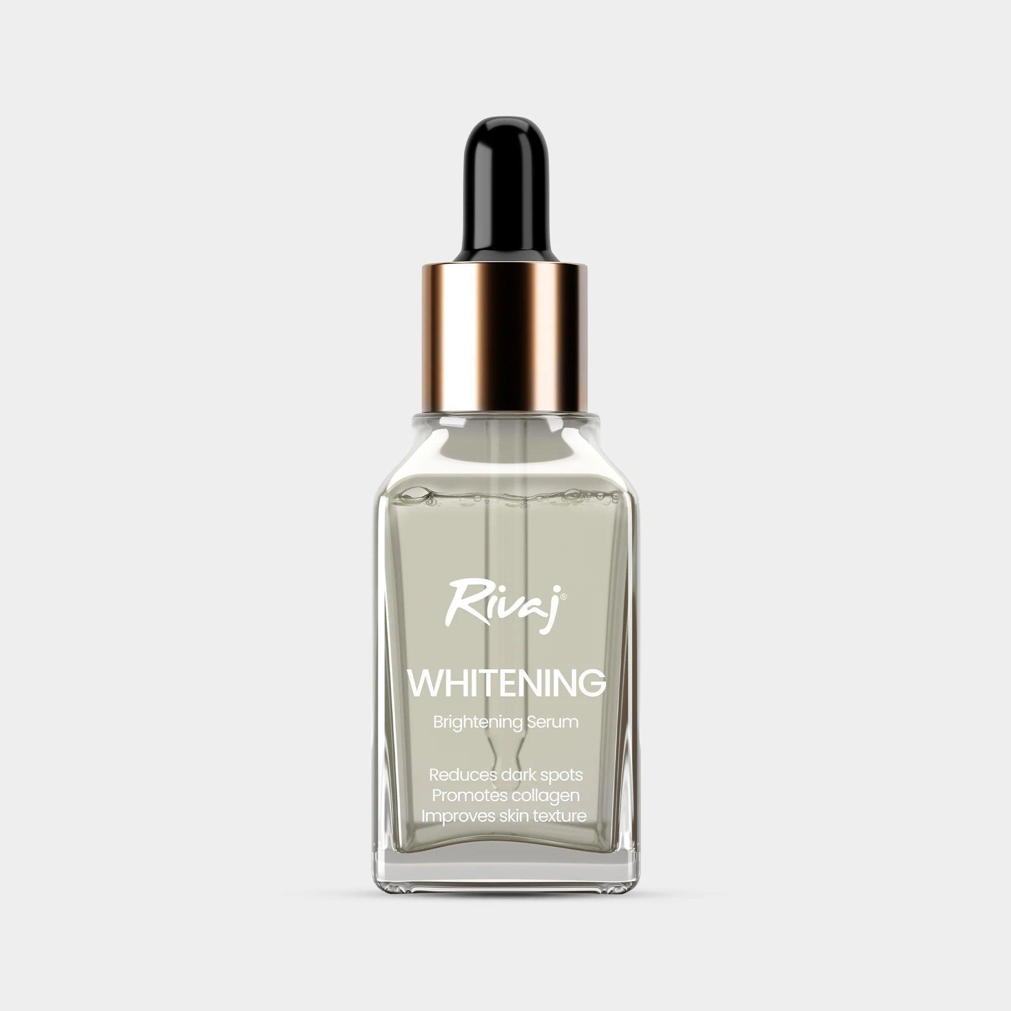 Rivaj Whitening Serum 30ml: Brighten, Even Tone & Revitalize Skin - Elite Cosmetics