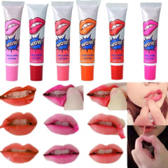 WoW Peel Off Lip Gloss Set Pack of 6 - Elite Cosmetics
