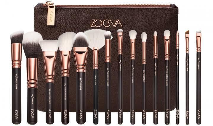 Zoeva 15 PCS Make up Brushes Set with Bag. - Elite Cosmetics