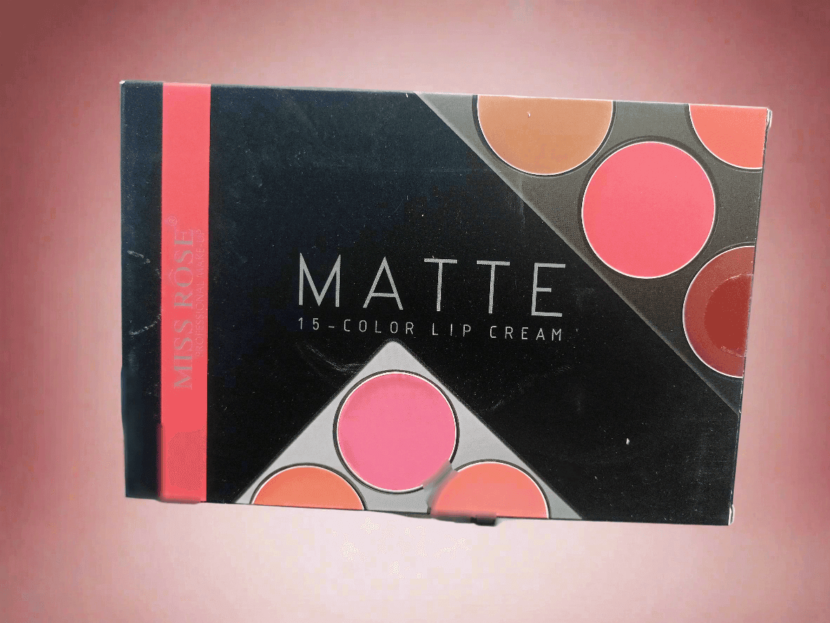 Miss Rose Matte Lip Cream – 15 Colors Long-Lasting Formula - Elite Cosmetics