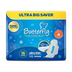 Butterfly XXL 16 Pcs Pads: Maximum Protection and Comfort for Heavy Flow Days - Elite Cosmetics