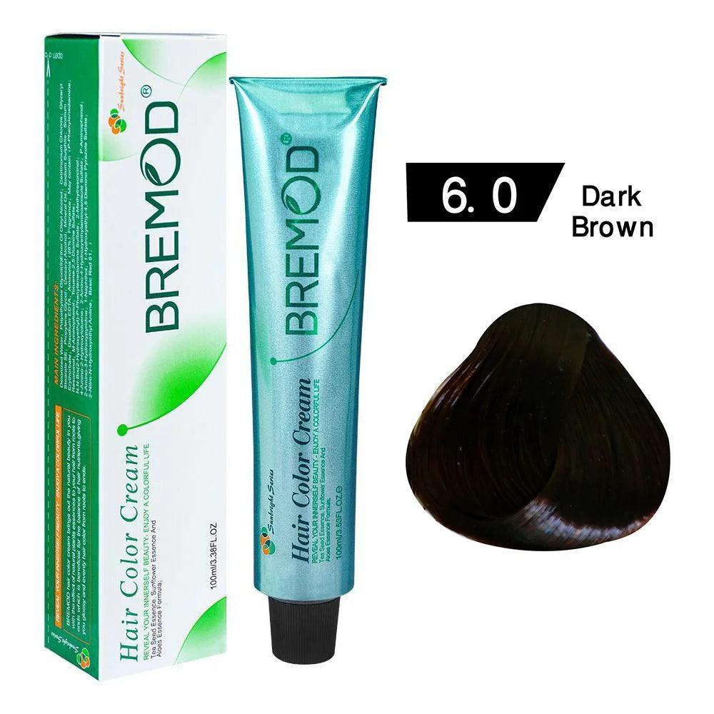 Bremod Hair Color 6.0 – Dark Brown - Elite Cosmetics
