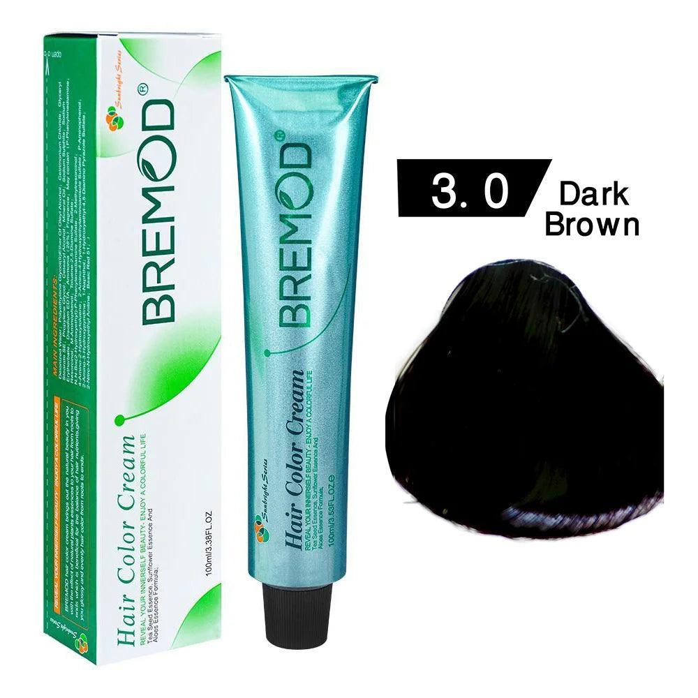 Bremod Hair Color 3.0 – Dark Brown - Elite Cosmetics