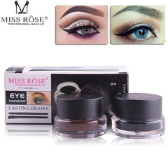 Miss Rose Gel Liner 2 in 1 – Black & Brown for Precise Definition and Versatile Looks - Elite Cosmetics