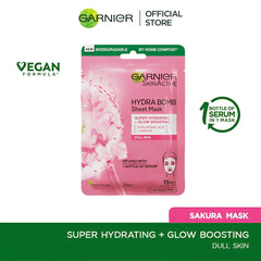 Garnier - Skin Active Hydra Bomb Sakura Tissue Mask - Elite Cosmetics