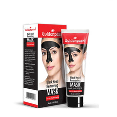 Golden Pearl Blackhead Charcoal Mask 30ml – Deep Cleansing Peel-Off Mask for Blackheads & Oily Skin - Elite Cosmetics