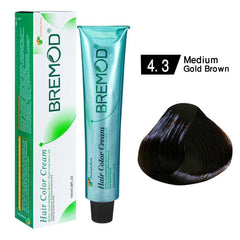 Bremod Hair Color 4.3 – Medium Gold Brown - Elite Cosmetics