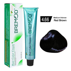 Bremod Hair Color 4.66 – Medium Intense Red Brown - Elite Cosmetics