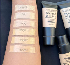 Miss Rose Double Wear Foundation – Long-Lasting Full Coverage Makeup - Elite Cosmetics