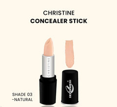 Christine Concealer Stick – Shade 03-NATURAL | Full Coverage & Long-Lasting Concealer - Elite Cosmetics