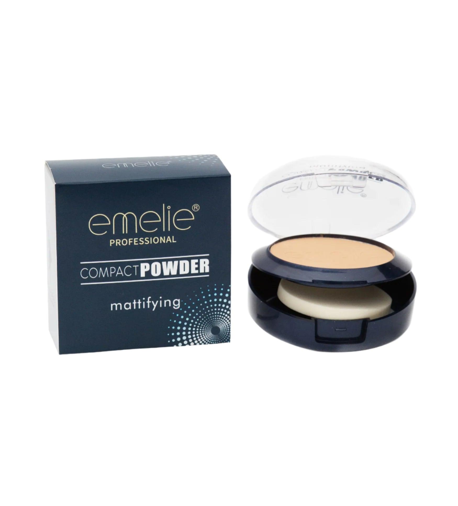 Emelie Compact Powder – Smooth, Long-Lasting Matte Finish - Elite Cosmetics