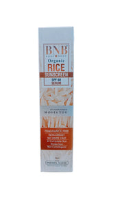 BNB Rice Sunscreen SPF 60 Serum 50ml