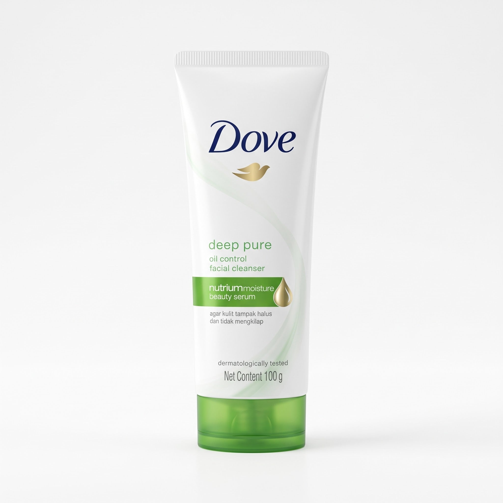 Dove face wash green