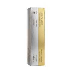 Silver and gold packaging box for celimax Retinal Shot Tightening Booster 15ml.