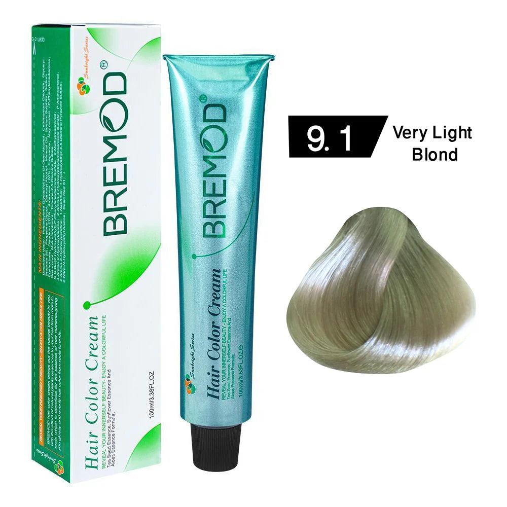 Bremod Hair Color 9.1 – Very Light Blonde - Elite Cosmetics