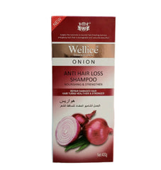 Wellice Onion Anti Hair Fall Shampoo – 400ml | Stronger, Thicker & Healthier Hair Growth Formula - Elite Cosmetics
