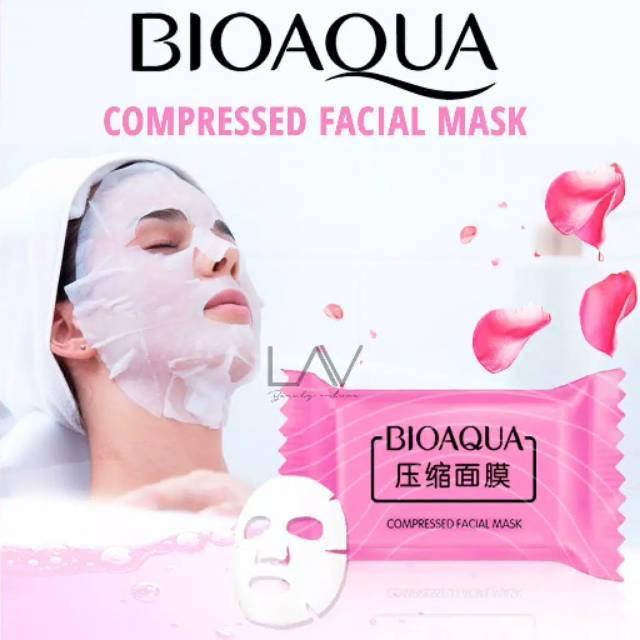 BIOAQUA Compressed Facial Tablet Face Sheet Mask 50 Pieces - Elite Cosmetics