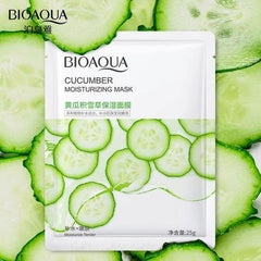 BIOAQUA Cucumber Moisturizing Sheet Mask 25g - Elite Cosmetics