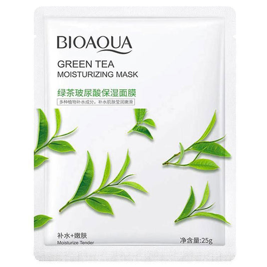 BIOAQUA Green Tea Moisturizing Sheet Mask 25g - Elite Cosmetics