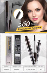 BOB Black Mascara Waterproof - Long-Lasting, Smudge-Proof Perfection - Elite Cosmetics