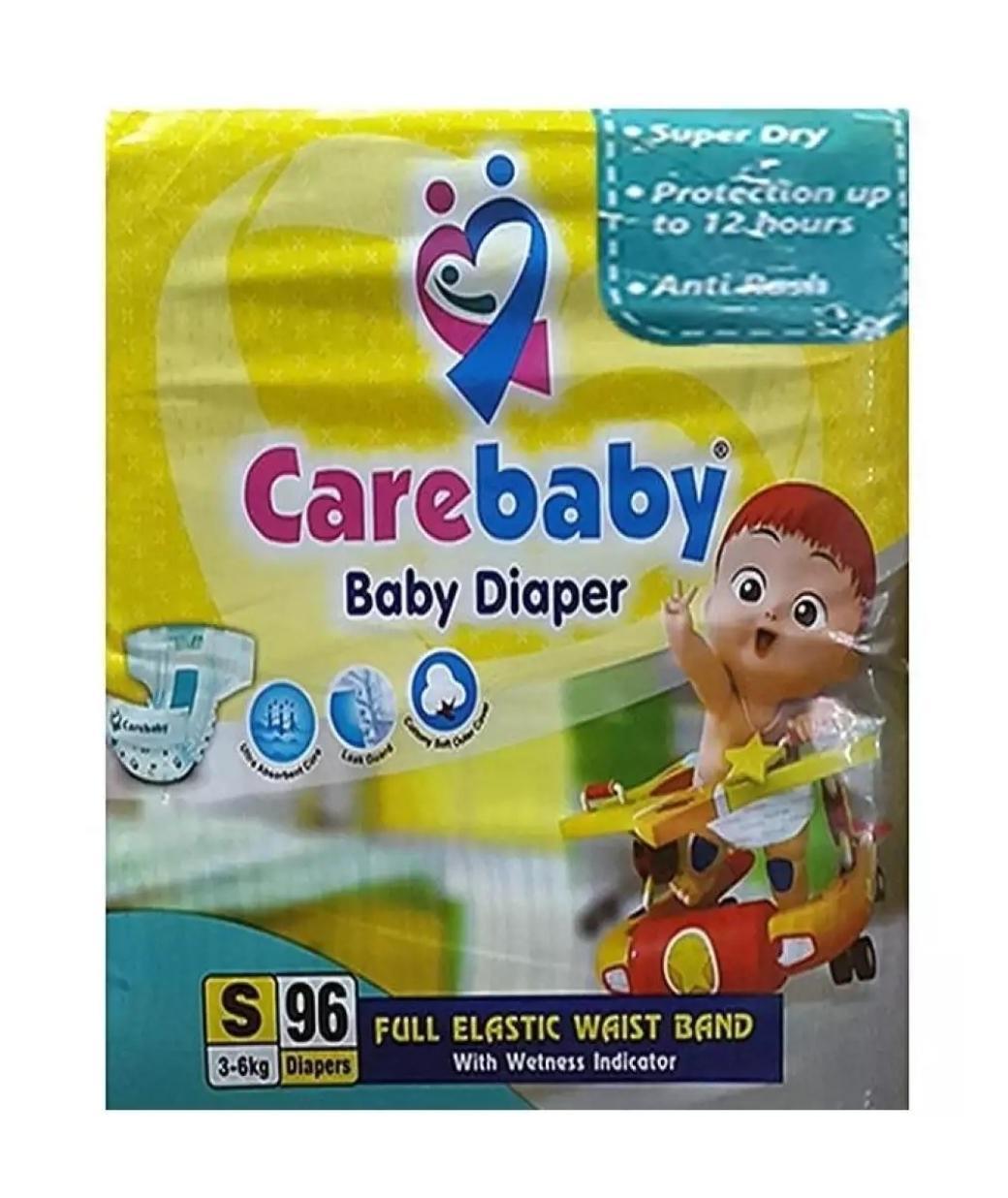 Carebaby Small Diapers 96 PC - 100% Original | Best Diapers for Comfort & Protection in Pakistan - Elite Cosmetics