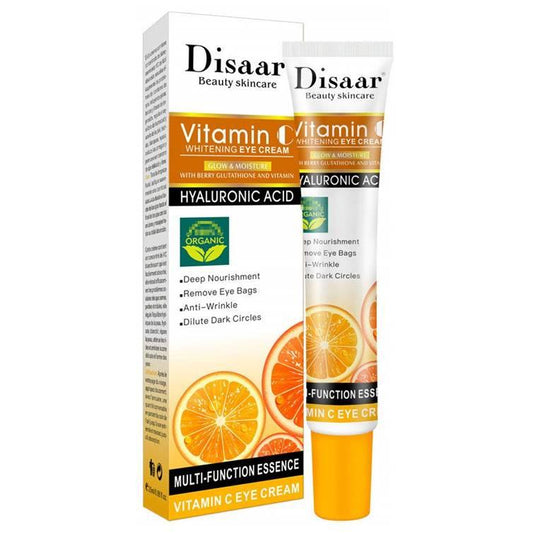 Disaar Vitamin C Whitening Eye Cream with Hyaluronic Acid - Elite Cosmetics