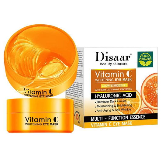 Disaar Vitamin C Whitening Eye Mask with Hyaluronic Acid - Elite Cosmetics