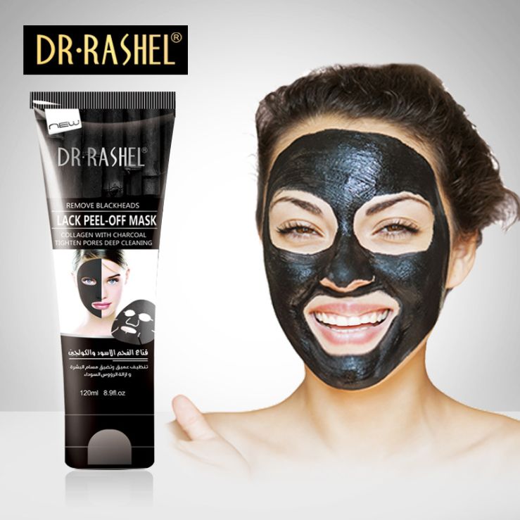 Dr. Rashel Black Mask Tube: Deep Cleansing & Pore Refining Charcoal Mask