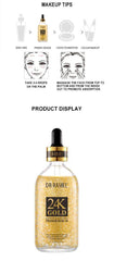 Dr. Rashel 24K Gold Radiance & Anti-Aging Primer Serum 100ml - 100% Original | Best Gold Primer for Radiance & Anti-Aging in Pakistan - Elite Cosmetics