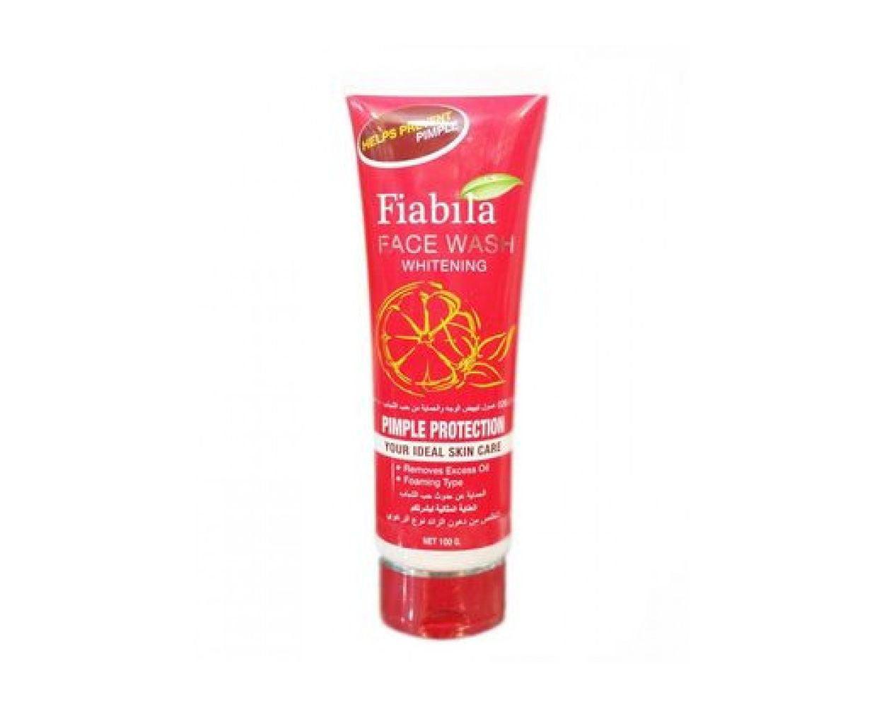 Fiabila Whitening Face Wash Pimple Protection, 100ml - Elite Cosmetics