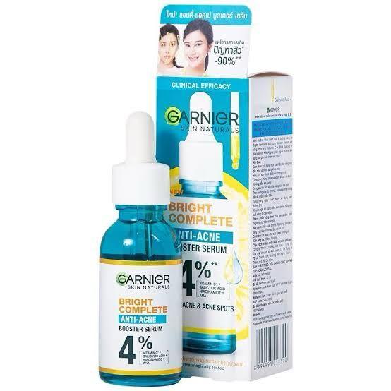 Garnier Bright Complete Anti Acne & Vitamin C Serum 30ml - Elite Cosmetics