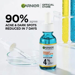 Garnier Bright Complete Anti Acne & Vitamin C Serum 30ml - Elite Cosmetics