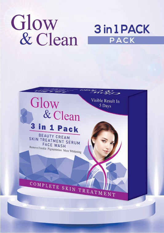 Glow & Clean 3 in 1 Beauty Pack - Elite Cosmetics