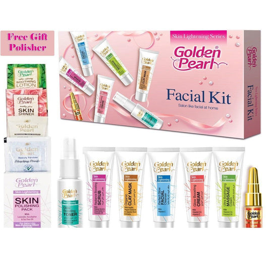 Golden Pearl Facial Kit With Gift - Radiant Skin Essentials - Elite Cosmetics