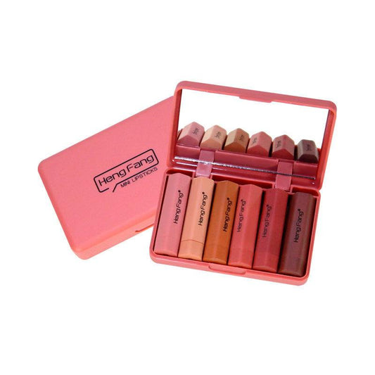 HENG FANG High Quality Makeup Nourishing Matte Organic Waterproof Lipstick Set - Elite Cosmetics