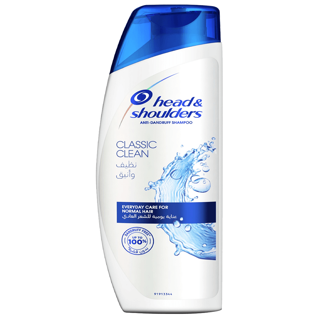 Head & Shoulders Classic Clean Anti-Dandruff Shampoo 185ml - Fresh & Flake-Free Hair - Elite Cosmetics