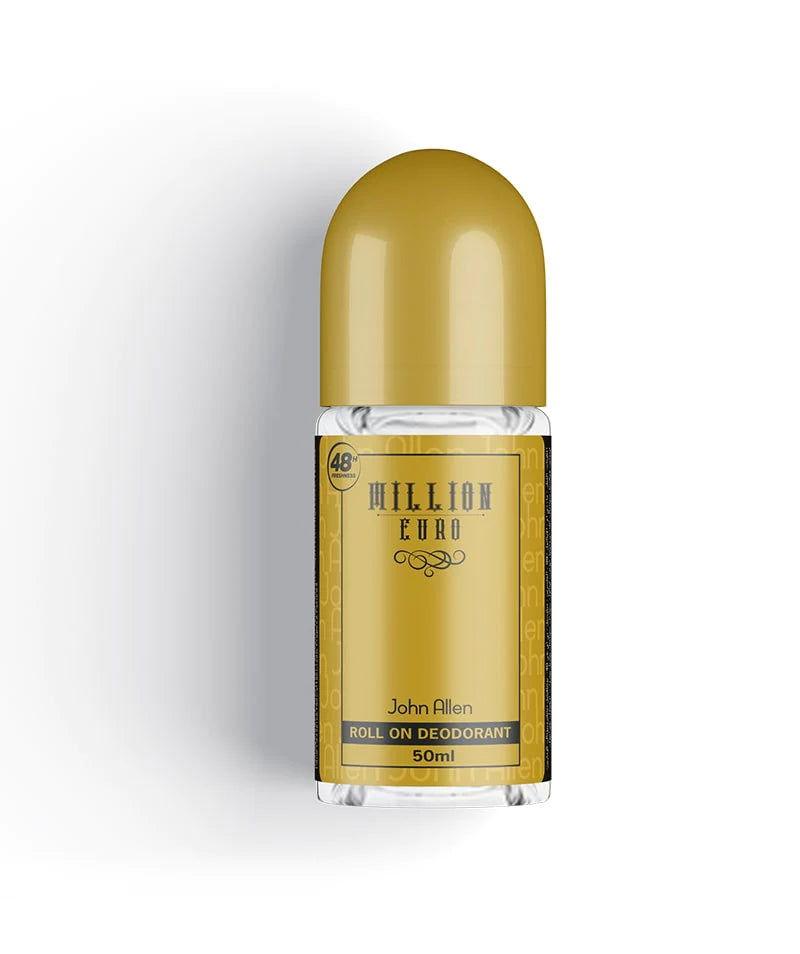 John Allen Million Euro Roll on Deodorant 50 ML - Elite Cosmetics