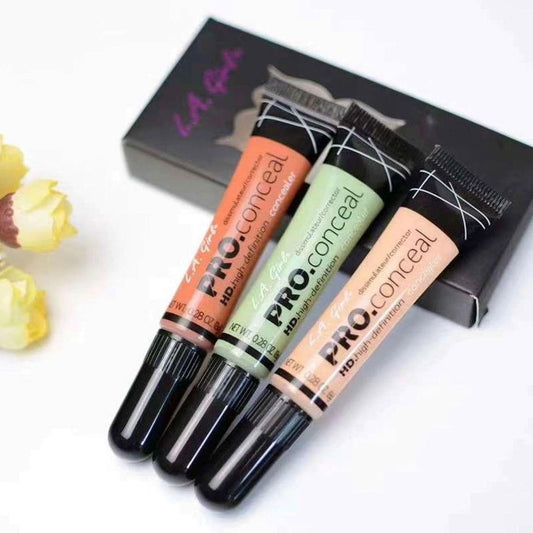 LA Girl Concealer Pack of 3 Colors - Orange, Green, Yellow - Elite Cosmetics