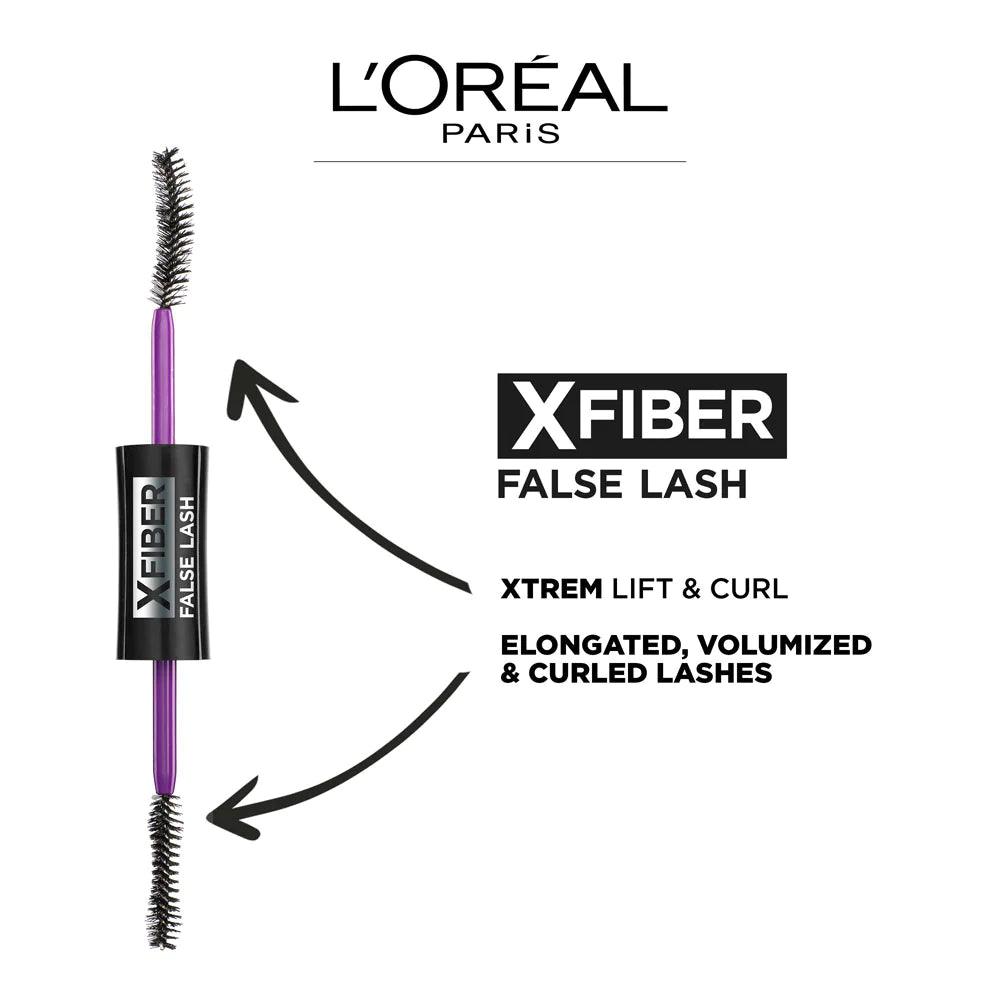 LOreal Paris - False Lash Superstar X Fiber Mascara - Black - Elite Cosmetics