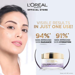 LOreal Paris - Hyaluron Expert Replumping Moisturizing Night Cream 50 ml - Elite Cosmetics