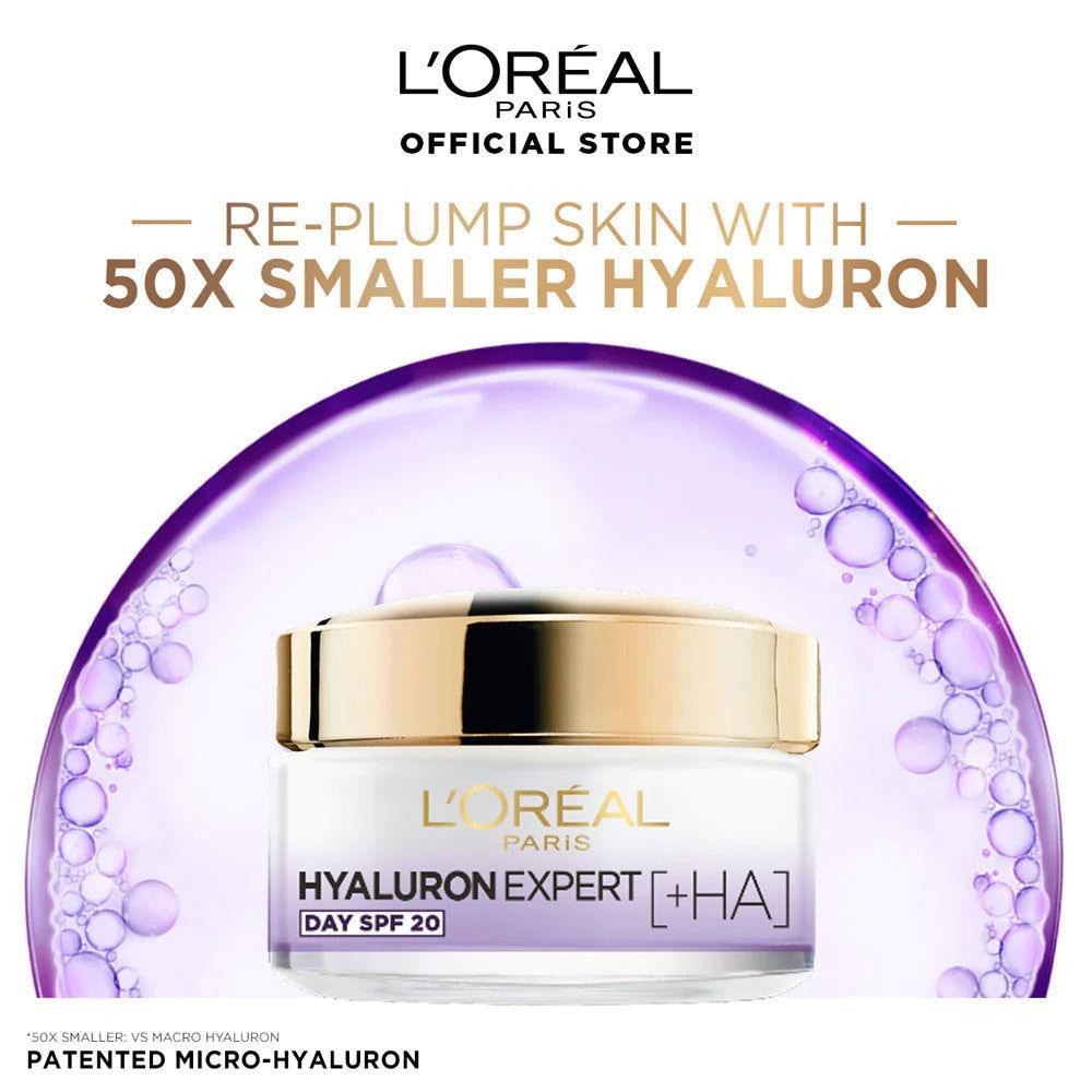 LOreal Paris - Hyaluron Expert Replumping Moisturizing Night Cream 50 ml - Elite Cosmetics