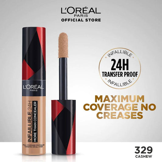 LOreal Paris - Infallible Full Wear Concealer - 329 Cashew - Elite Cosmetics