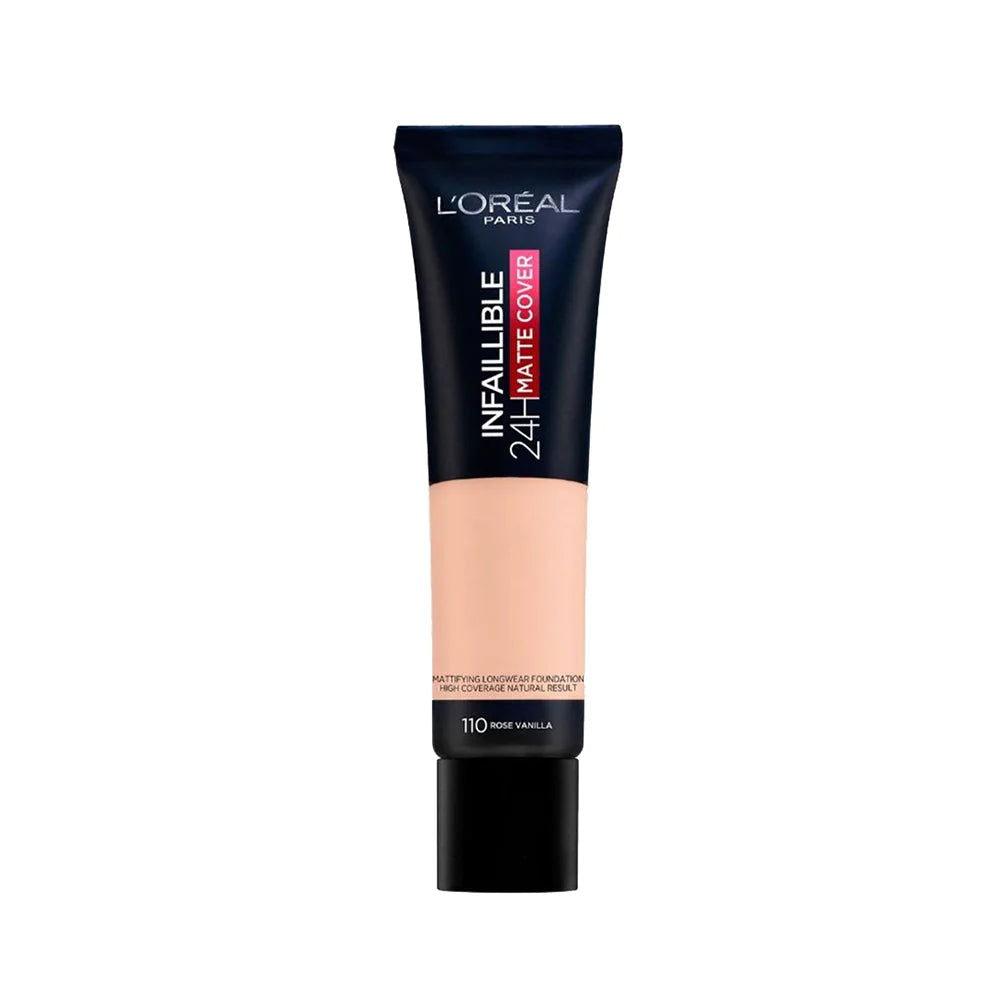 LOreal Paris - Infallible Matte Cover Foundation - 110 Rose Vanilla - Elite Cosmetics