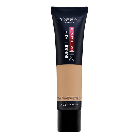 LOreal Paris - Infallible Matte Cover Foundation - 230 Radiant Honey - Elite Cosmetics