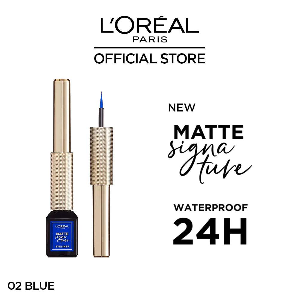 LOreal Paris - Liner Signature Liquid Eyeliner - 02 Blue - Elite Cosmetics