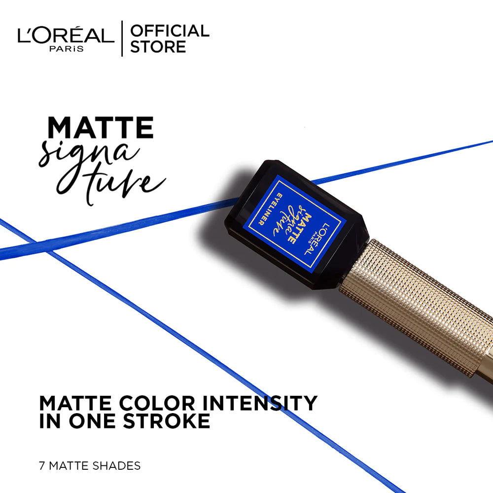 LOreal Paris - Liner Signature Liquid Eyeliner - 02 Blue - Elite Cosmetics